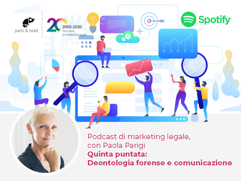 Cover podcast marketing legale paola parigi