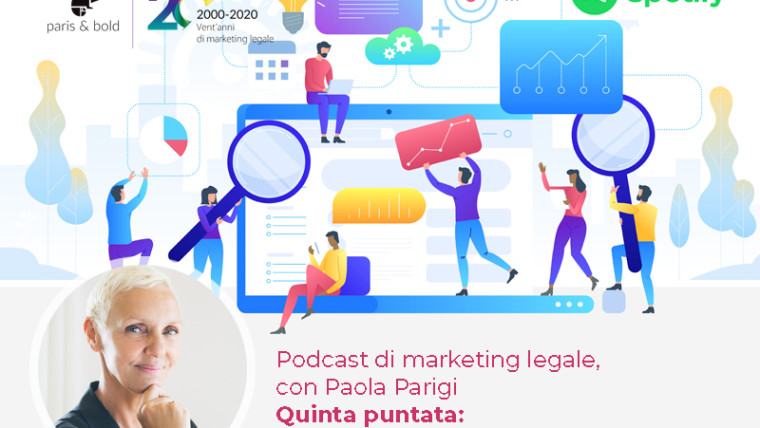 Cover podcast marketing legale paola parigi